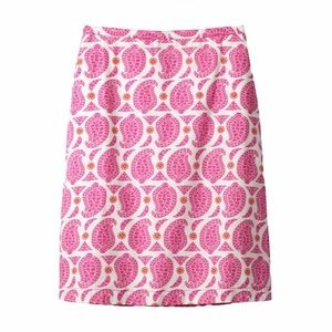 NWOT Boden Paisley Print A-Line Skirt Size 2